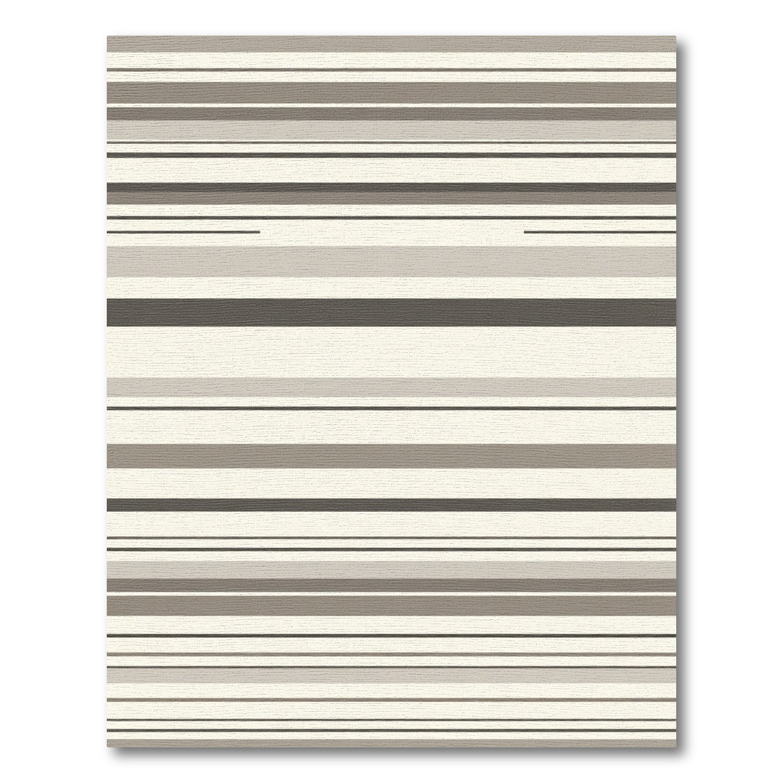 Neutral Tones Horizontal Stripe Rug