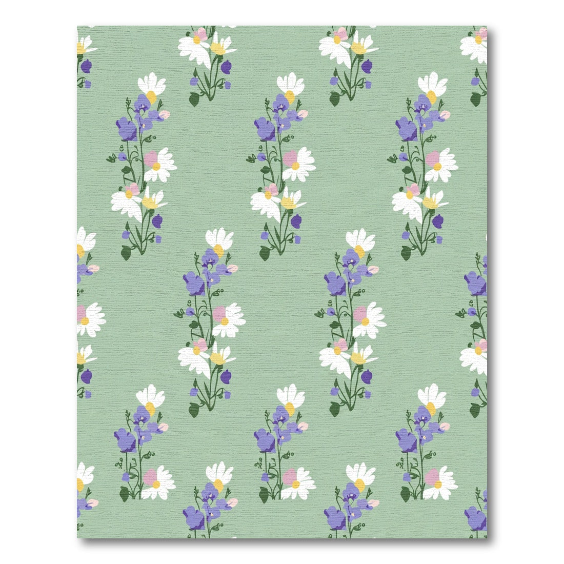 Sweet Daisy Bluebell Meadow Rug