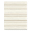 Light Beige Horizontal Stripe Texture Rug