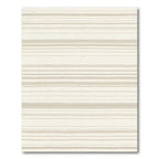 Light Beige Horizontal Stripe Texture Rug