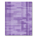 Lavender Hues Geometric Rectangular Overlay Rug