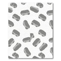Gray Marbled Stone Abstract Rug