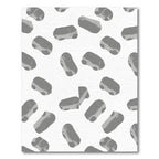 Gray Marbled Stone Abstract Rug