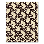 Cream Dark Organic Flow Rug