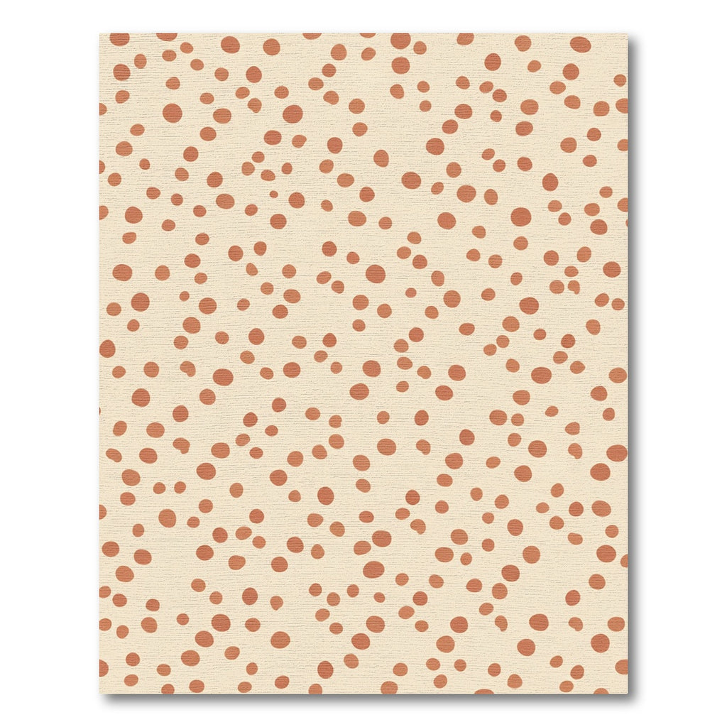 Terra Cotta Polka Dot Meadow Rug