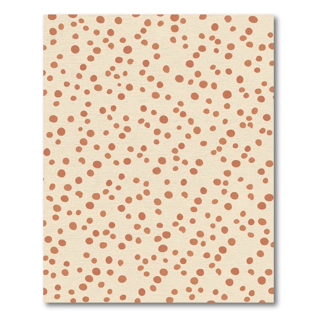 Terra Cotta Polka Dot Meadow Rug