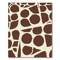Brown Giraffe Print Spots Rug