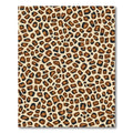 Brown Leopard Spot Animal Print Rug
