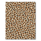 Brown Leopard Spot Animal Print Rug
