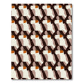 Abstract Geometric Earthy Tone Rug