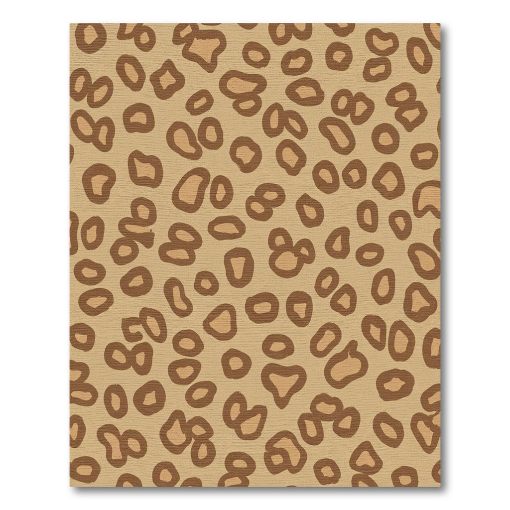 Brown Leopard Spot Animal Print Rug