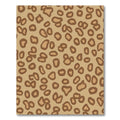 Brown Leopard Spot Animal Print Rug