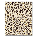 Beige And Brown Leopard Spot Cluster Rug