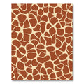 Safari Tan Brown Irregular Shapes Rug