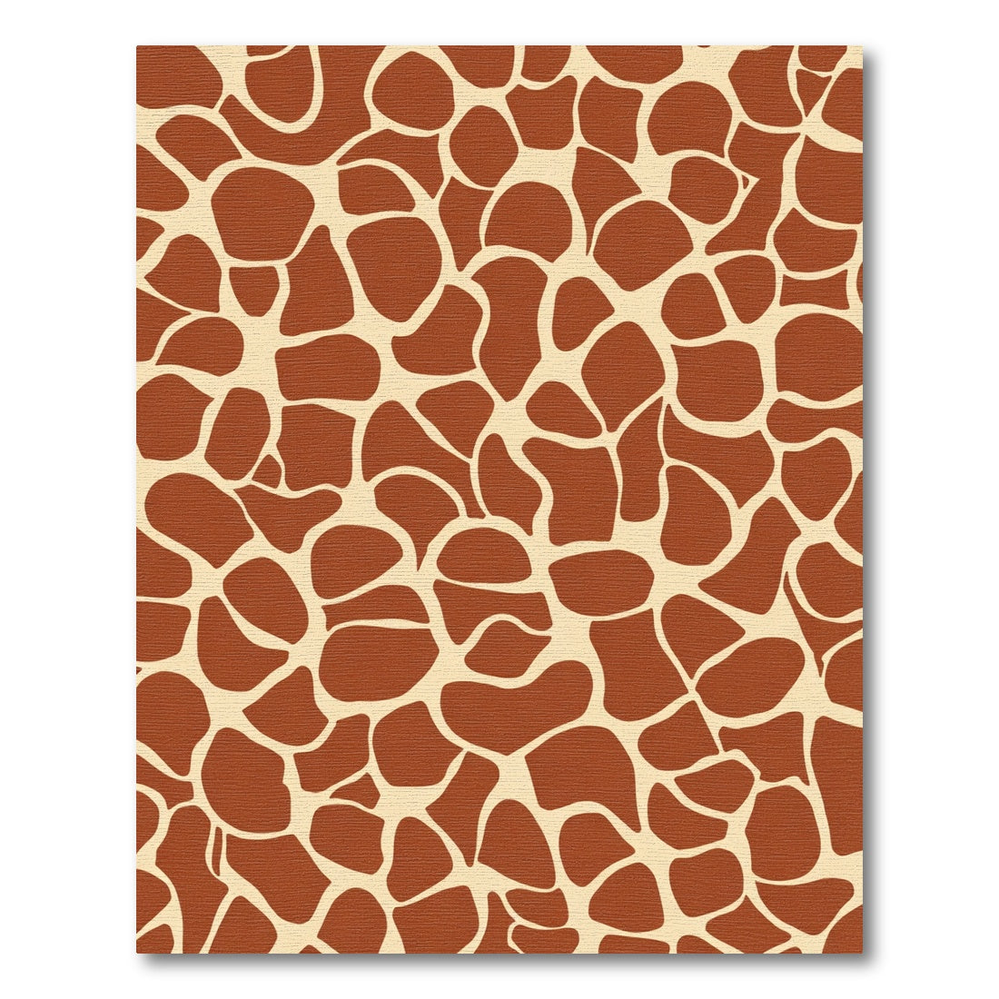 Safari Tan Brown Irregular Shapes Rug