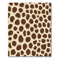 Brown Spots On Creamy Background Rug