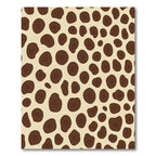 Brown Spots On Creamy Background Rug