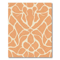 Terracotta Beige Giraffe Spot Rug