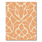 Terracotta Beige Giraffe Spot Rug