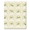 Green Insect Frames Cream Geometric Rug