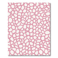 Pink Pebble Bloom Overlay Rug