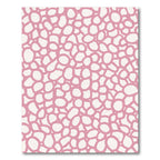 Pink Pebble Bloom Overlay Rug
