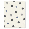 Circles and Crosses Cream Scatter Rug