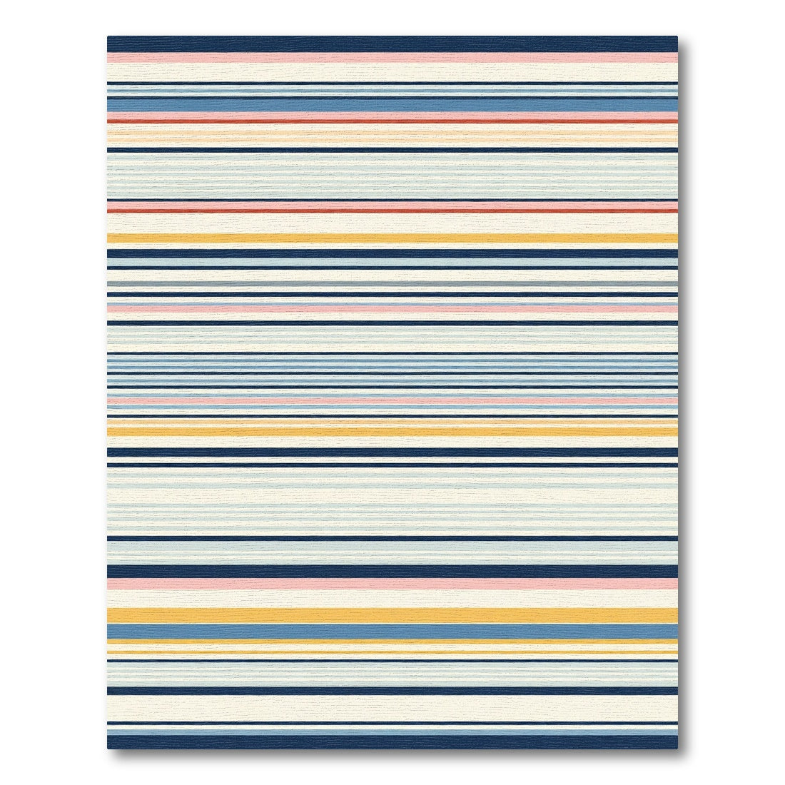 Nautical Stripes Wide Variety Rug