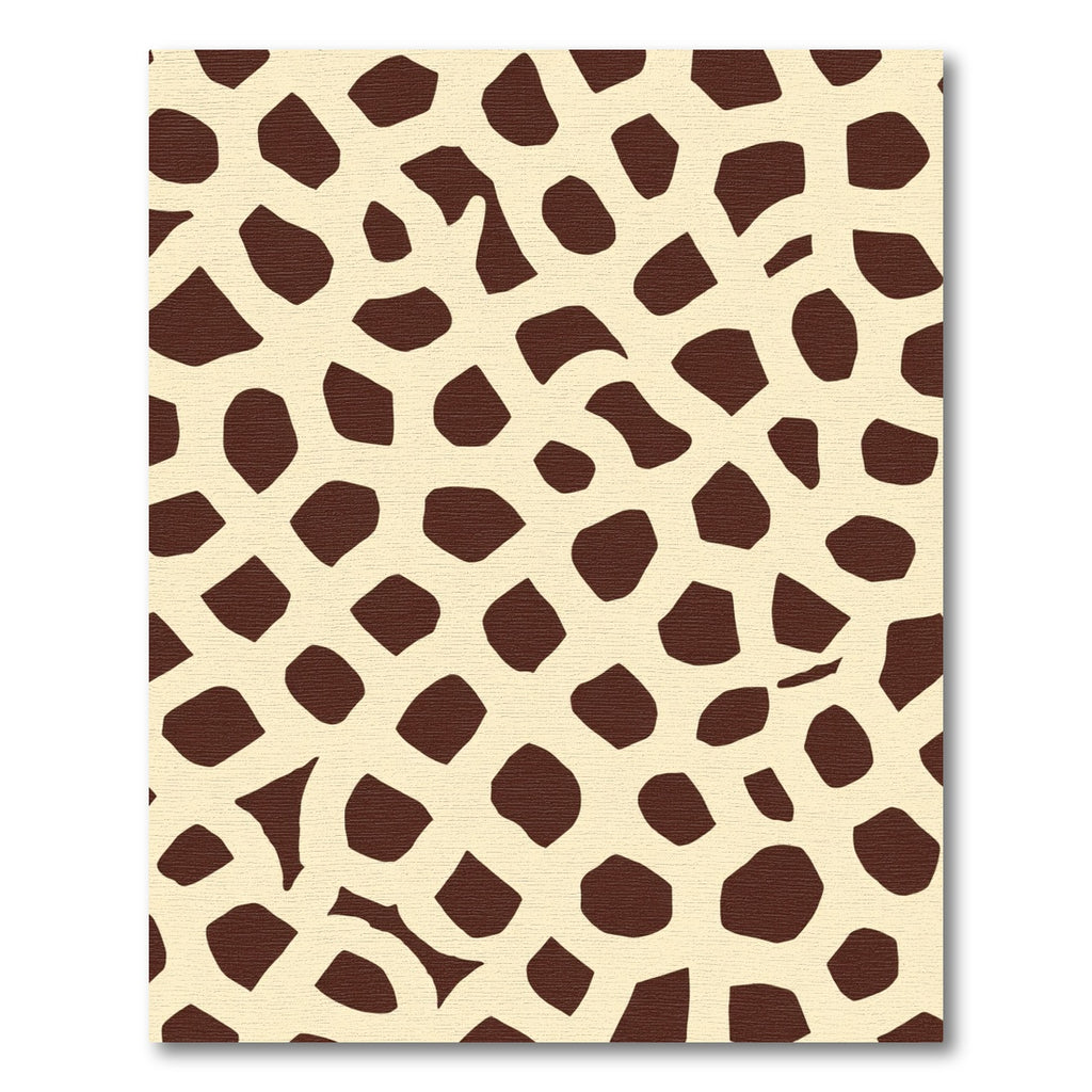 Brown Cream Organic Spotty Print Rug
