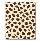 Brown Cream Organic Spotty Print Rug