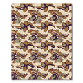 Earthy Organic Abstract Camouflage Rug