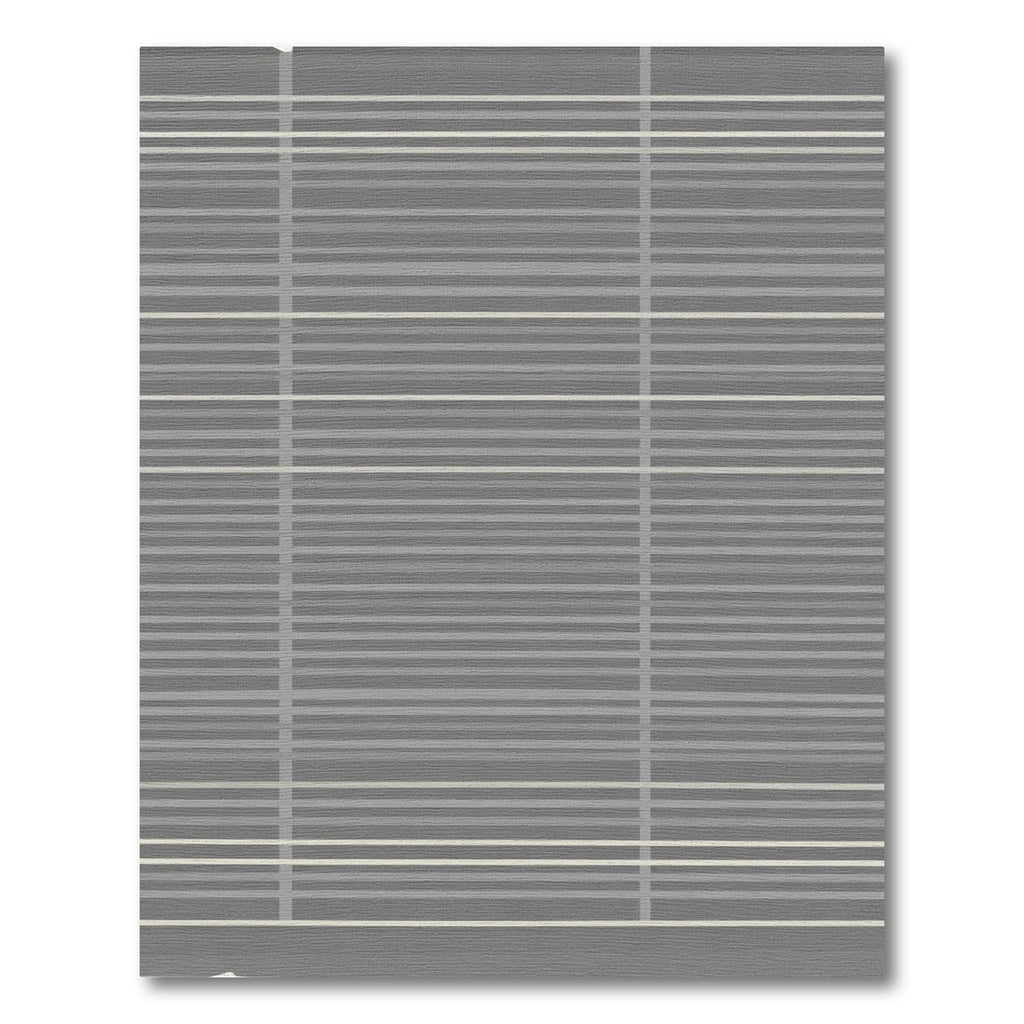 Modern Gray Subtle Stripe Rug