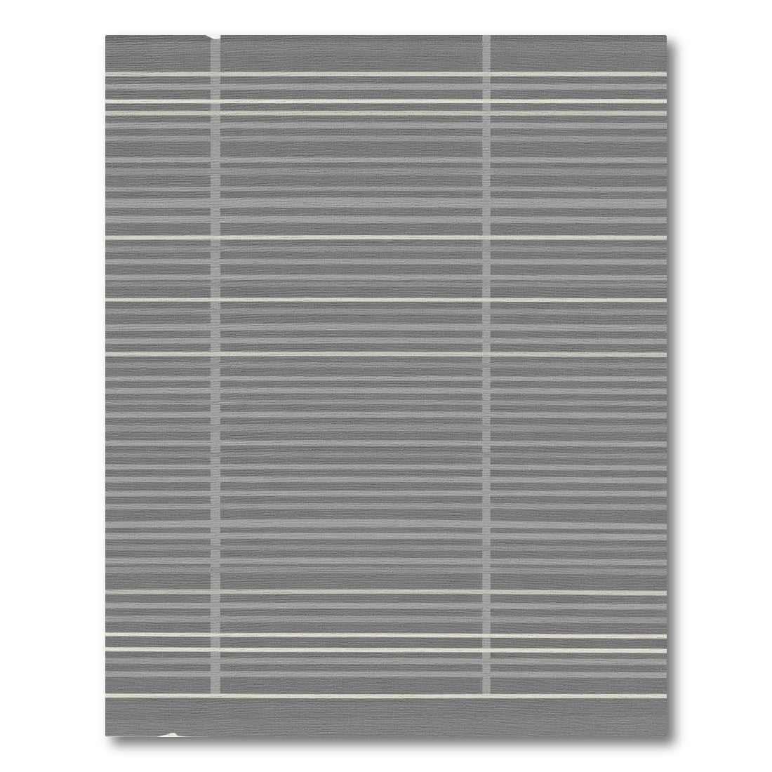 Modern Gray Subtle Stripe Rug