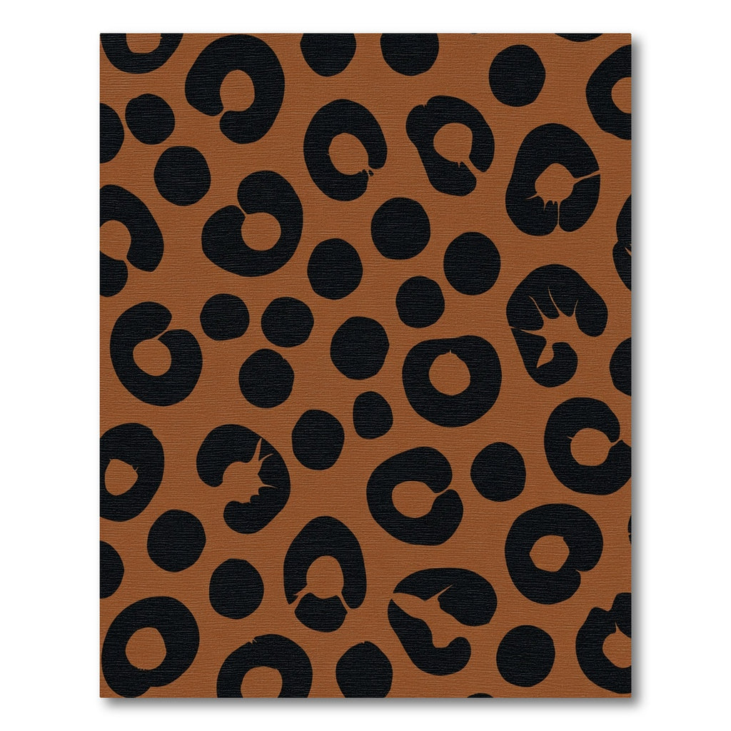 Brown Black Animal Spot Rug