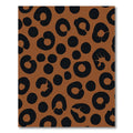 Brown Black Animal Spot Rug
