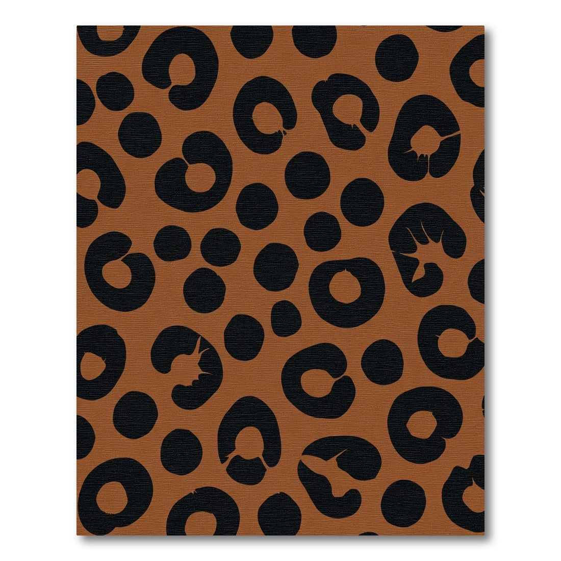 Brown Black Animal Spot Rug