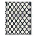 Monochromatic Geometric Octagon Arrangement Rug
