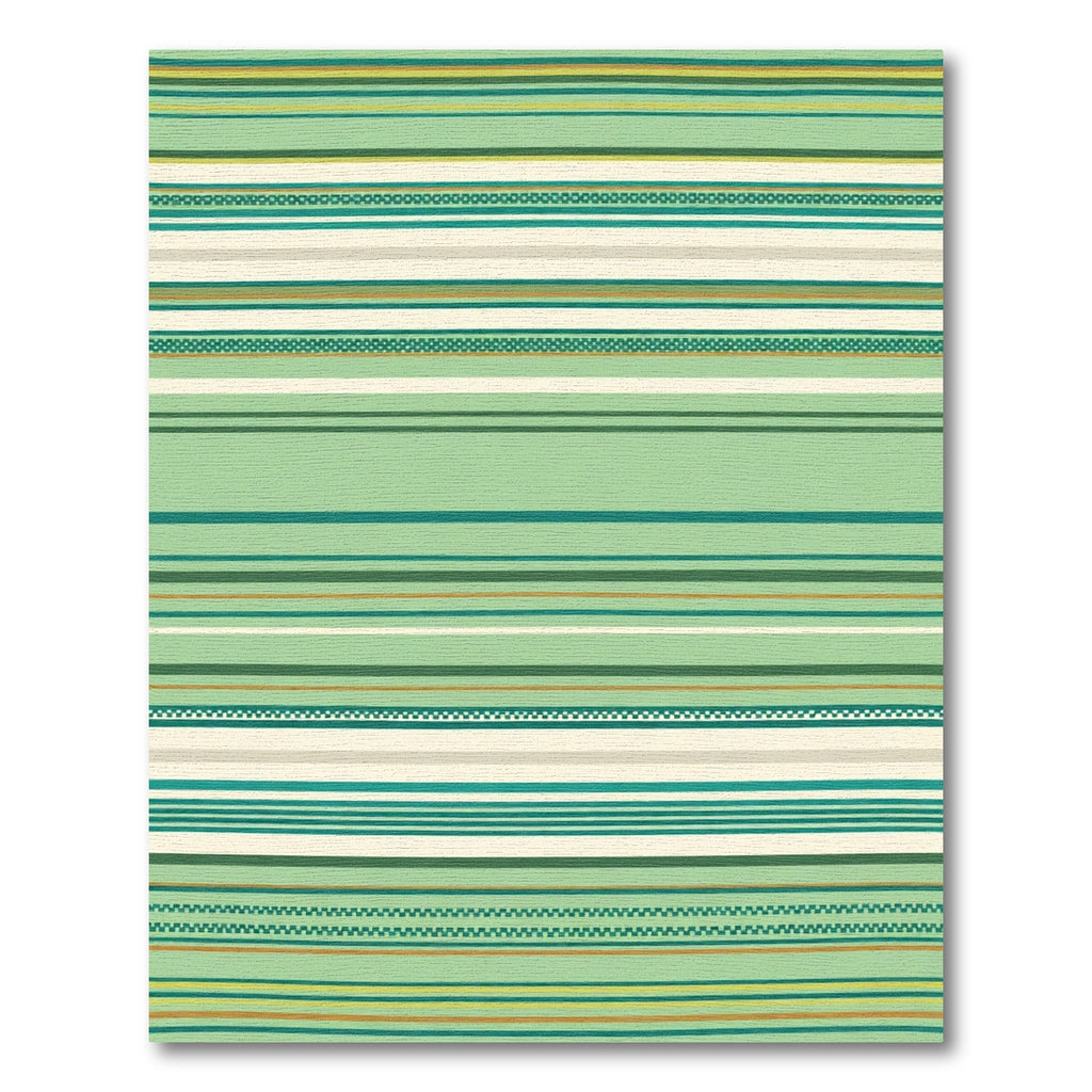 Mint Green Multi Stripe Rug