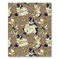 Bold Abstract Floral Arrangement Rug