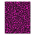 Playful Pink Leopard Scatter Rug