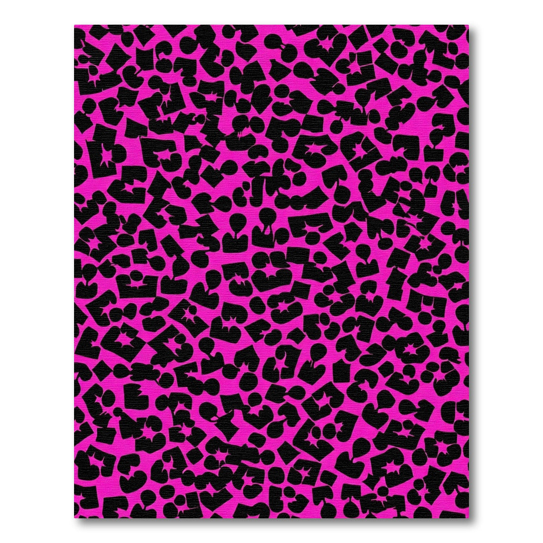 Playful Pink Leopard Scatter Rug