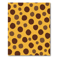 Golden Amber Spotted Polka Dot Rug