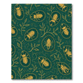 Emerald Gold Scarab Vine Rug