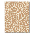 Safari Giraffe Print Texture Rug