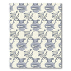 Gray Abstract Cartoonish Faces Rug