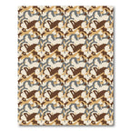 Desert Camouflage Organic Shape Rug