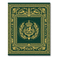 Regal Emerald Emblem Laurel Wreath Rug