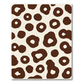 Brown Cream Abstract Spots Rug