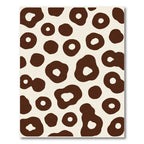 Brown Cream Abstract Spots Rug