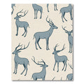 Slate Gray Antelope Scenic Repeat Rug
